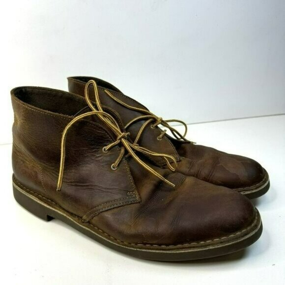 Clarks Chukka Desert Boots Shoes Mens Size US 11.5 Buchacre Brown Leather Safari main image 7